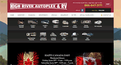 Desktop Screenshot of highriverautoplex.com